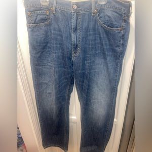 Levi's 505 Regular Fit, Straight Leg Jeans 40x30 Color Blue 100% Cotton‎